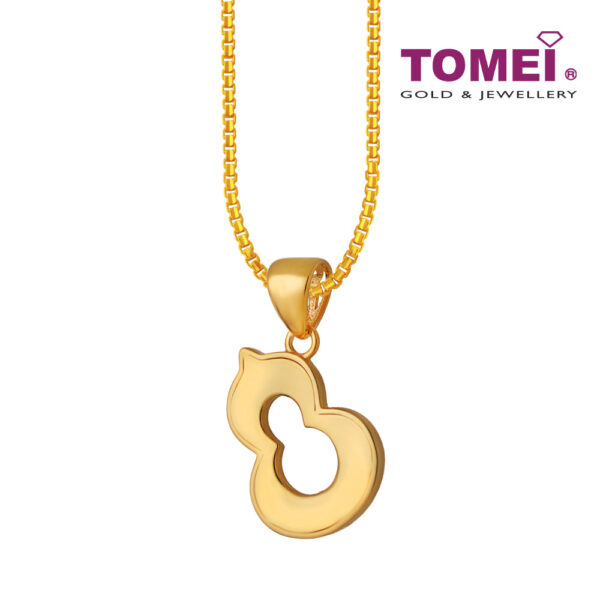 TOMEI Glimmer HuLu Pendant, Yellow Gold 916