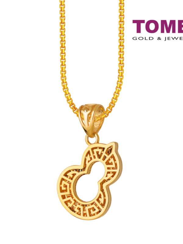 TOMEI Glimmer HuLu Pendant, Yellow Gold 916
