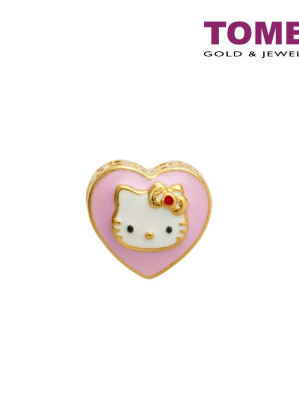 TOMEI x Hello Kitty with Kitty In Love Charm, Yellow Gold 916