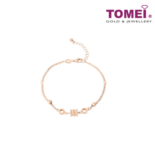 TOMEI Rouge Collection Bracelet, Rose Gold 750
