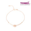 TOMEI Rouge Collection Bracelet, Rose Gold 750