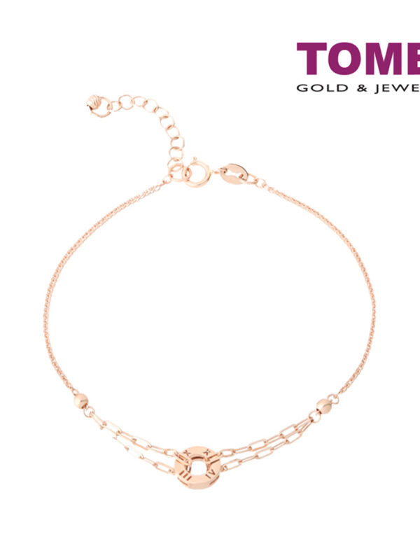 TOMEI Rouge Collection Bracelet, Rose Gold 750