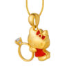 TOMEI x Hello Kitty with Ring Pendant, Yellow Gold 916