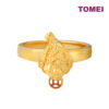 TOMEI Prosperity Frog Ring, Yellow Gold 916