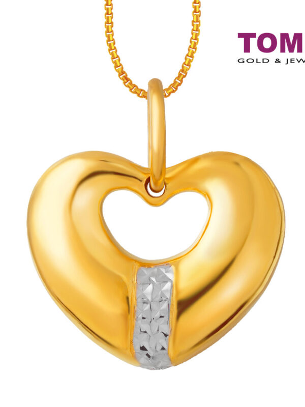 TOMEI The Cuore Pendant, Yellow Gold 916