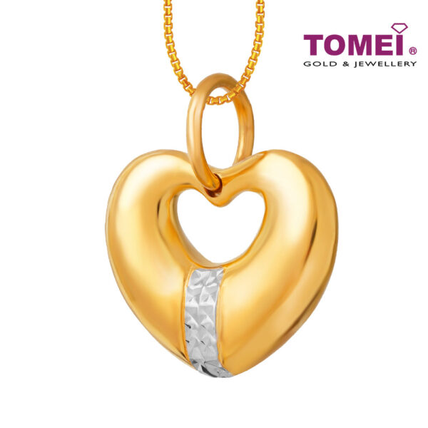 TOMEI The Cuore Pendant, Yellow Gold 916