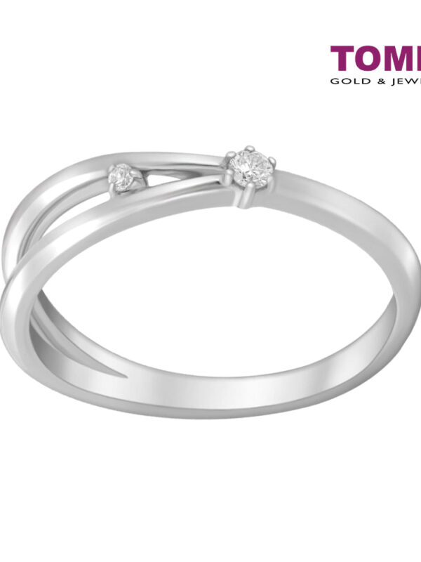 TOMEI Ring In The Season Collection, White Gold  585
