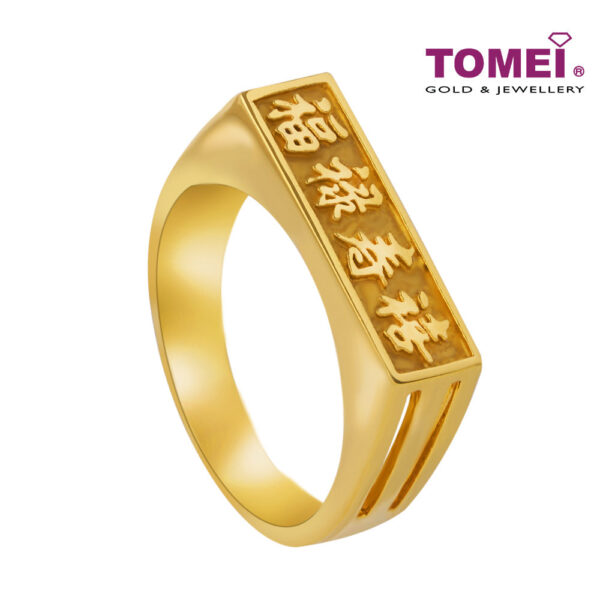 TOMEI Ring, Yellow Gold 916