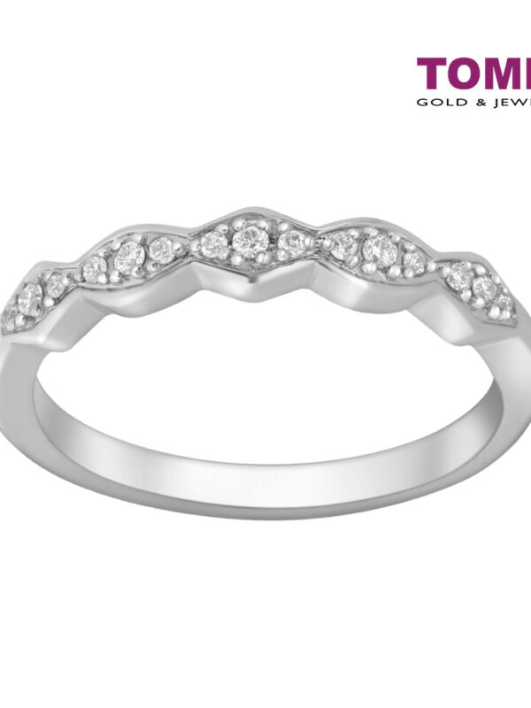 TOMEI Ring In The Season Collection, White Gold 750