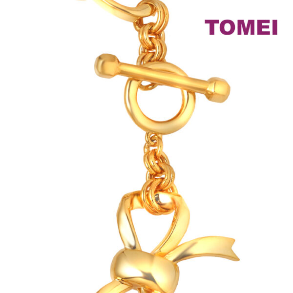 TOMEI Ribbon Bracelet, Yellow Gold 916