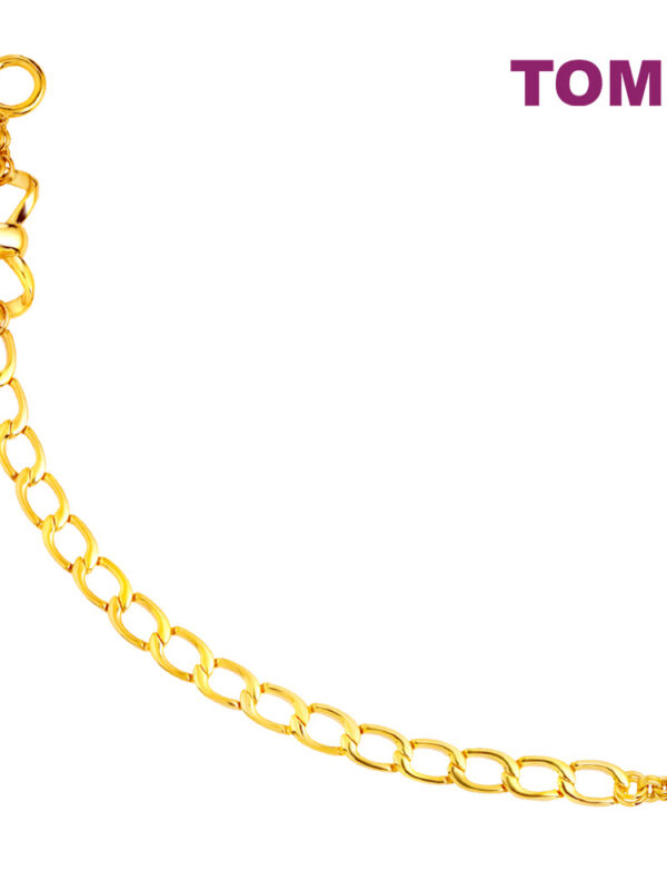 TOMEI Ribbon Bracelet, Yellow Gold 916