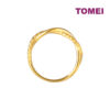 TOMEI Twist Ring, Yellow Gold 916
