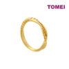 TOMEI Twist Ring, Yellow Gold 916