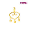 TOMEI Ruyi Lock Pendant, Yellow Gold 916
