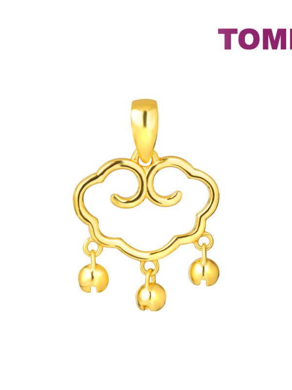 TOMEI Ruyi Lock Pendant, Yellow Gold 916