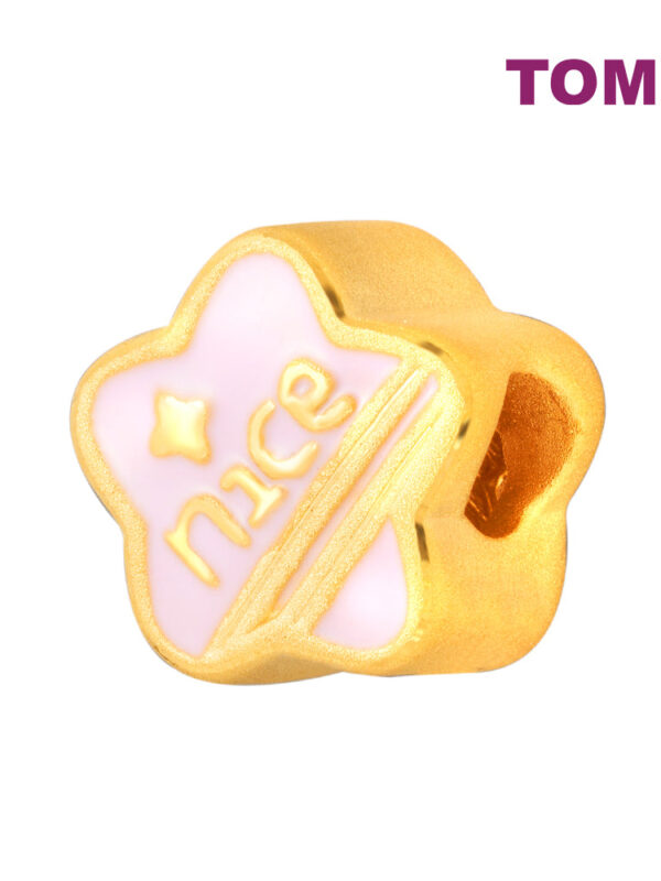TOMEI [Online Exclusive] Nice Star Charm, Yellow Gold 999