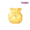 TOMEI [Online Exclusive] Fukubukuro Money Bag Charm, Yellow Gold 999