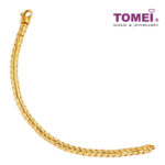 TOMEI Snake-Chain Bracelet, Yellow Gold 916