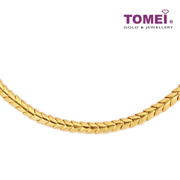 TOMEI Snake-Chain Bracelet, Yellow Gold 916