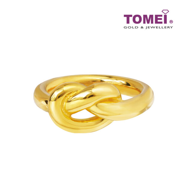TOMEI Tie the Knot Ring, Yellow Gold 916