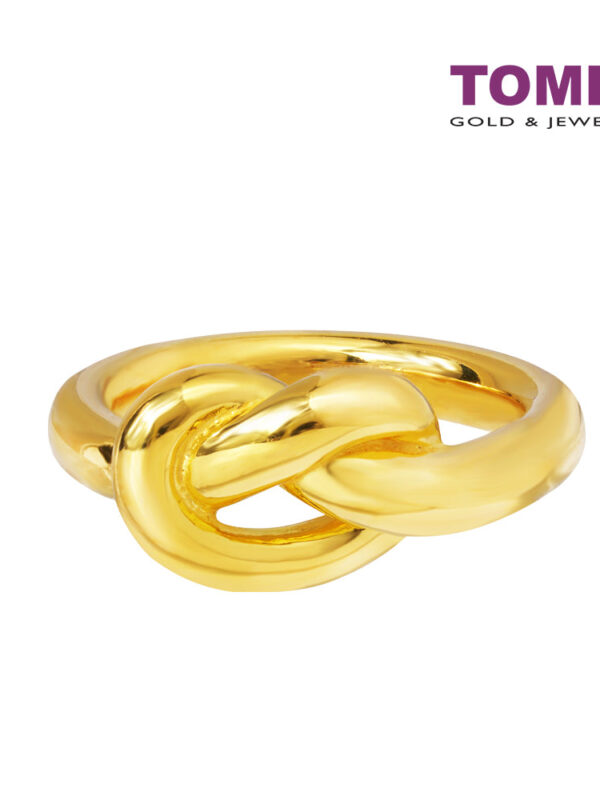 TOMEI Tie the Knot Ring, Yellow Gold 916