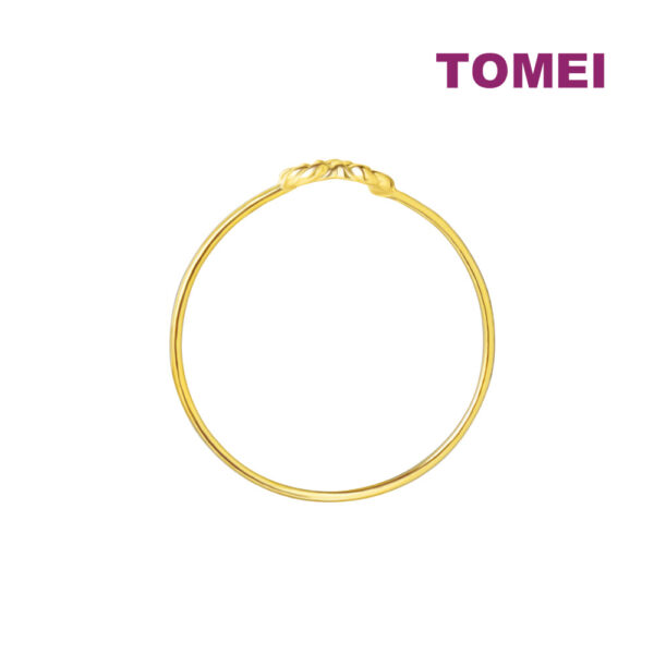 TOMEI [Online Exclusive] Twisted Love Ring, Yellow Gold 916