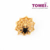 TOMEI Trickster Spider Spooky Web Charm, Yellow Gold 916