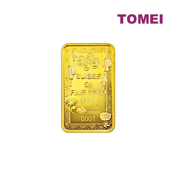 TOMEI x PAMP Suisse | Good Luck 2024 | Laughing Buddha 5GM | Fine Gold 9999