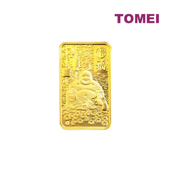 TOMEI x PAMP Suisse | Good Luck 2024 | Laughing Buddha 5GM | Fine Gold 9999