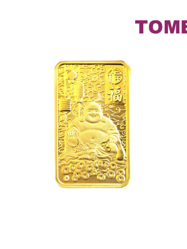TOMEI x PAMP Suisse | Good Luck 2024 | Laughing Buddha 5GM | Fine Gold 9999