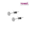 TOMEI Sparkling Balls Earrings, Diamond White Gold 750 (DQ0048499)