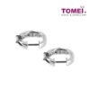 TOMEI Princess Cut Diamond Earrings, White Gold 750 (DE2672-140825)