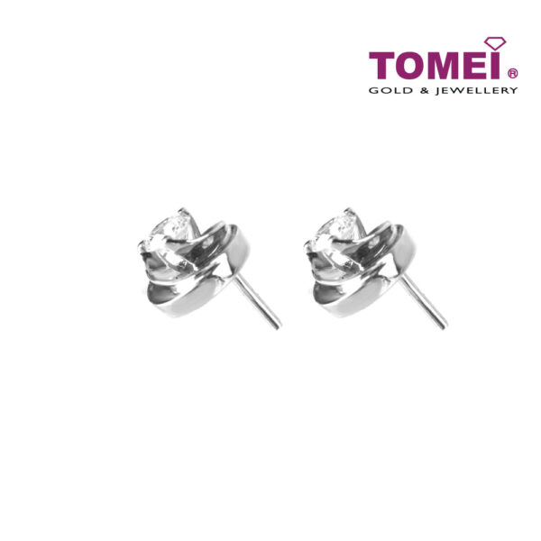 TOMEI Roanna Earrings, Diamond White Gold 750 (SH-FE0079)