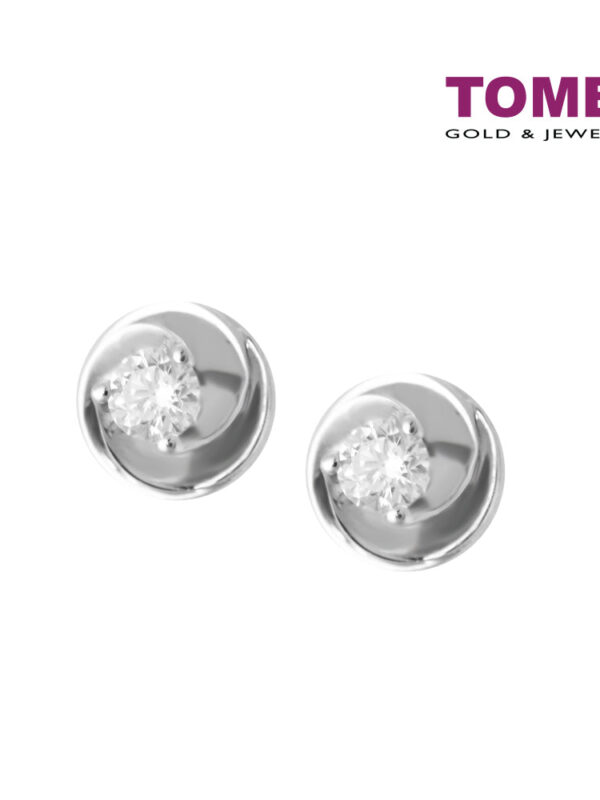 TOMEI Roanna Earrings, Diamond White Gold 750 (SH-FE0079)