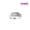 TOMEI Ring For Him, Diamond White Gold 750 (R1269)