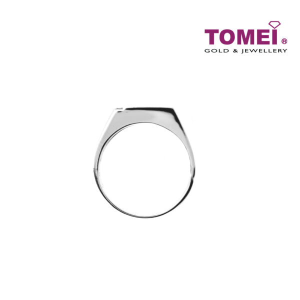 TOMEI Ring For Him, Diamond White Gold 750 (R1269)