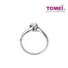 TOMEI The Floriated Knot Ring, Diamond White Gold 750 (R3401)