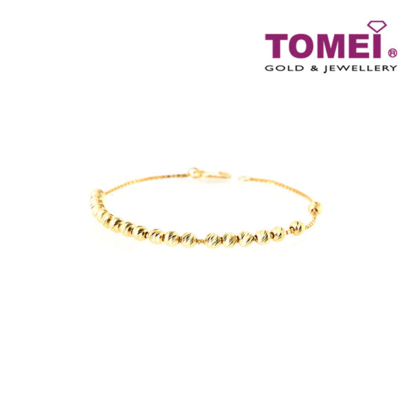 TOMEI Vignette of Spherical Aureity Bracelet, Yellow Gold 916