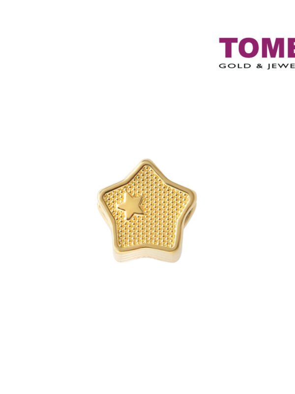 [TOMEI Online Exclusive] Twinkle Twinkle Lucky Star Charm, Yellow Gold 916