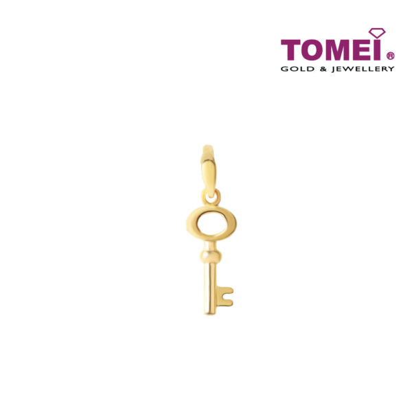 TOMEI Stylishly Classic Key Pendant, Yellow Gold 916