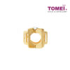 TOMEI Star and Moon Charm, Yellow Gold 916