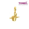 TOMEI Vaccinated Charm, Yellow Gold 916 (TM-YG0959P-1C)