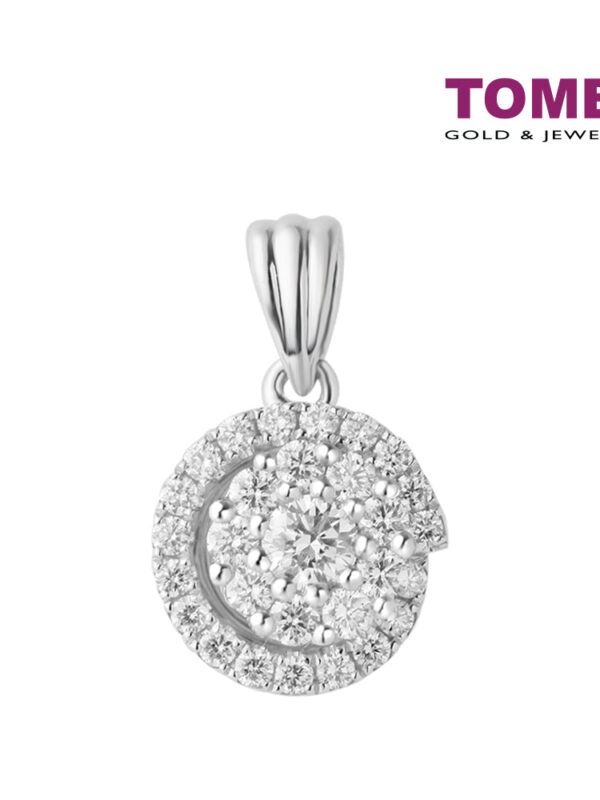 TOMEI Roxanne Pendant, White Gold 750 (P5057)