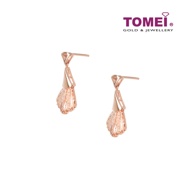 TOMEI Spectacle of Sensations Earrings, Rose Gold 750