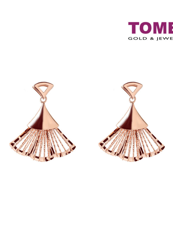 TOMEI Spectacle of Sensations Earrings, Rose Gold 750