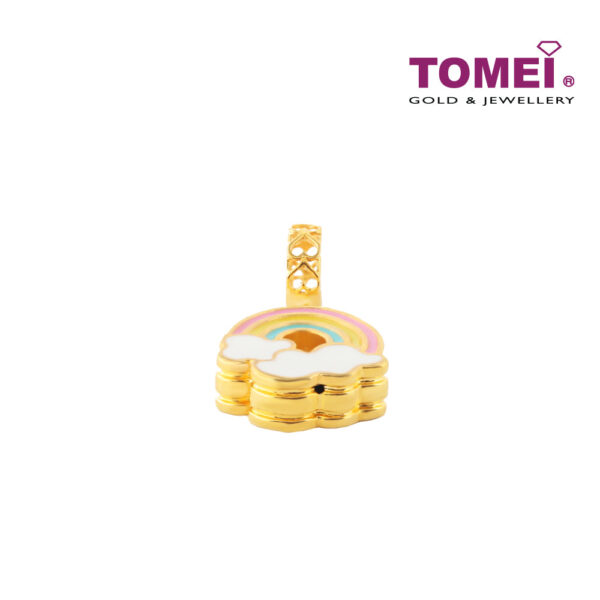 TOMEI [Online Exclusive] Over the Rainbow charm, Yellow Gold 916