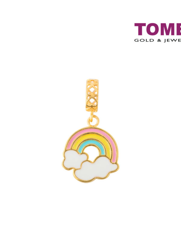 TOMEI [Online Exclusive] Over the Rainbow charm, Yellow Gold 916