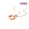 TOMEI Rouge Collection Diamond Necklace, Rose Gold 750
