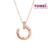 TOMEI Rouge Collection Diamond Necklace, Rose Gold 750