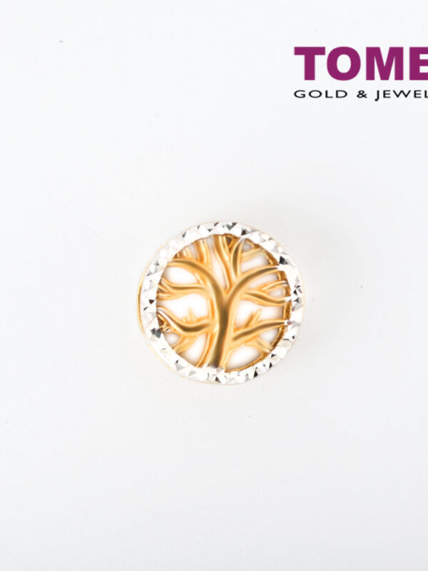 TOMEI Tree of Life Charm, Yellow Gold 916